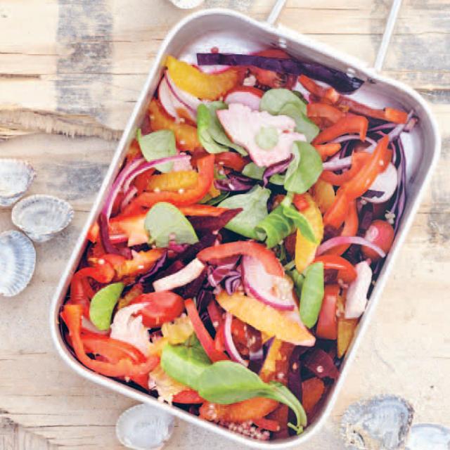 salade kip à l'orange